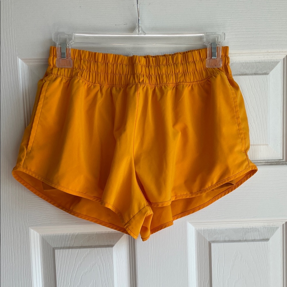 Aerie Offline Orange Athletic Shorts M